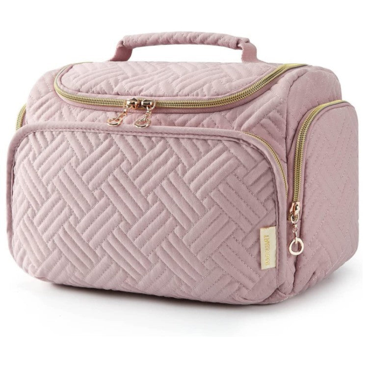 Customizable New Portable Cosmetic Bag Large Capacity Travel Cosmetic Case Multi-Function Portable Multi-Layer Desktop Cosmetic Bag