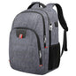 gray fanlosn anti theft laptop backpack,custom,side