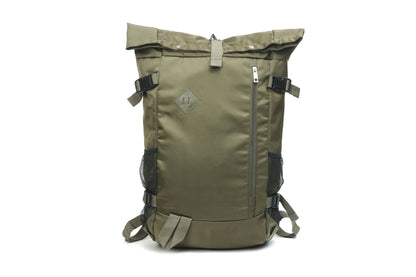 army green roll top backpack for outdoor brands
