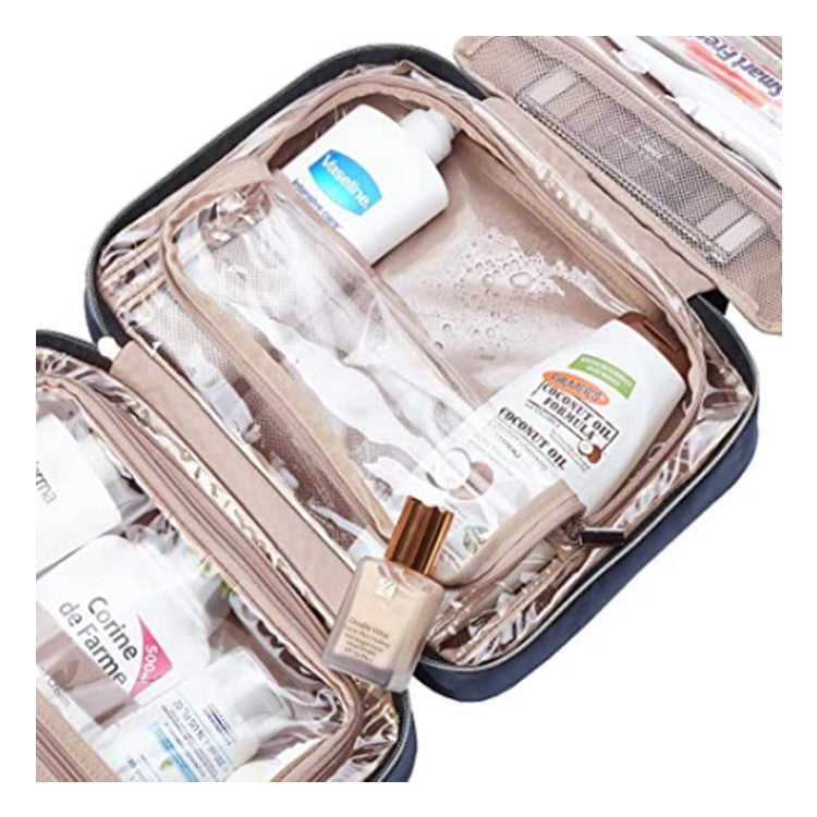 Customizable Fashion Wash Bag Personal Hygiene Bag Washing Set Travel Bag with Hook Portable Cosmetic Bag Travel Storage Bag