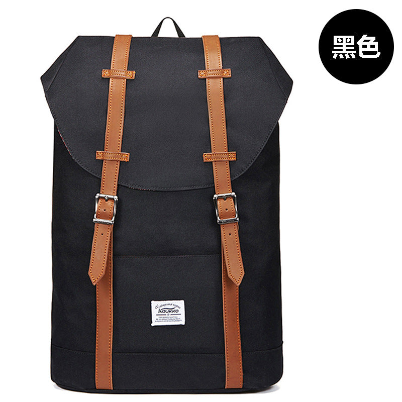 Custom New Arrival Outdoor Backpack Oxford Linen Men's and Women's College Students Bag Travel Mountaineering Bag European and American Backpack