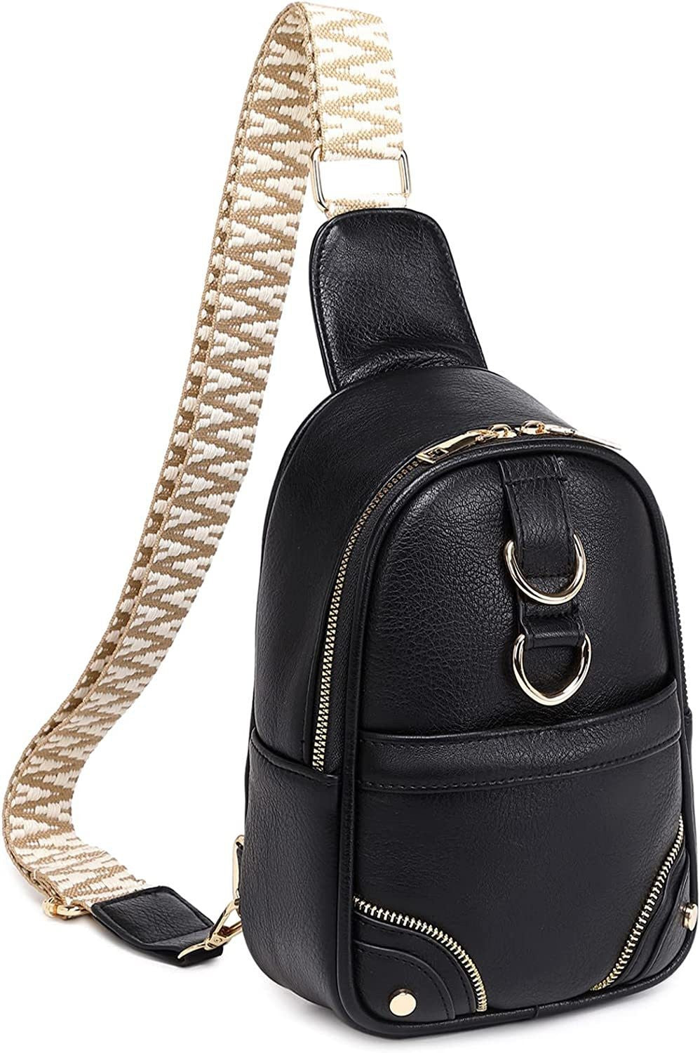 Customizable Fashion Soft Leather Chest Bag Crossbody Bag New Fashion Korean Women Bag