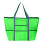 green mesh beach tote bag,custom,front