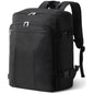 black 26l business travel backpack with laptop compartment and shoe storage