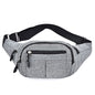 gray polyester budget waist bag,custom,front 02