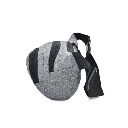 gray polyester budget waist bag,custom,side