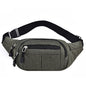 green polyester budget waist bag,custom,front