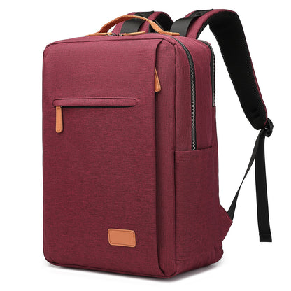 burgundy womens work laptop backpack for business travel