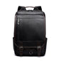 black fanlosn pu leather business backpack men,custom,front