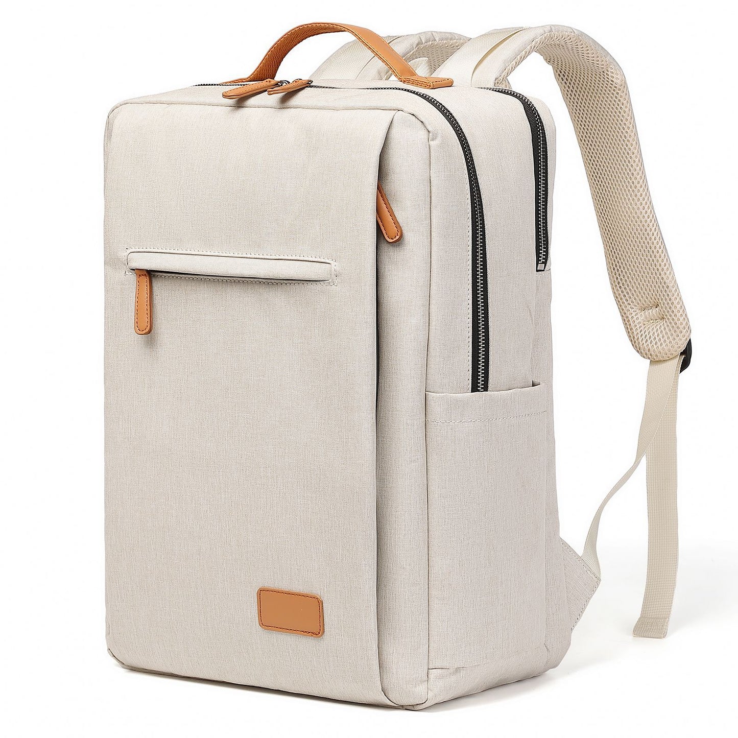light brown fanlosn rfid business backpack,custom,side