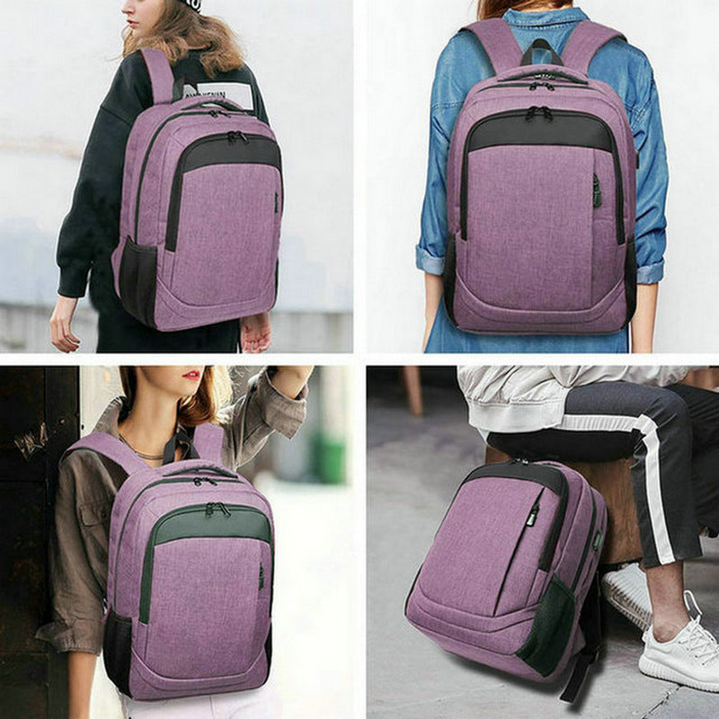 light purple fanlosn large business laptop backpack,custom,model display