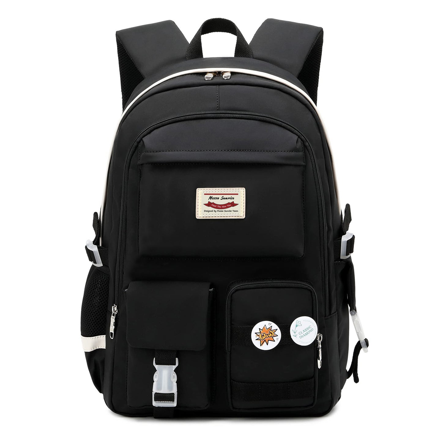 Custom New Backpack Female Junior High School Student High School Student Bag Large Capacity Backpack College Student Computer Bag Cross-Border