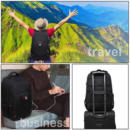 carry-on work pack secured to a suitcase handle for business and leisure travel