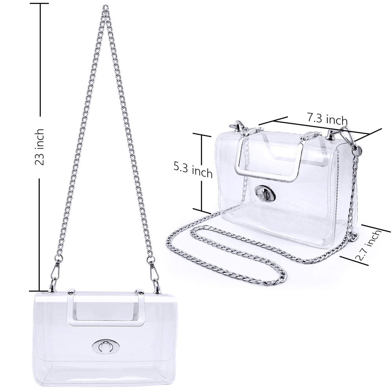 white pvc women clear crossbody bag,custom,dimensions