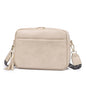 beige fanlosn pu leather crossbody bag women,custom,front