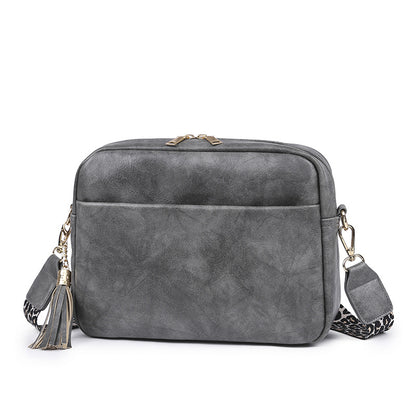 gray fanlosn pu leather crossbody bag women,custom,front
