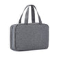 custom cosmetic bag available in gray colors