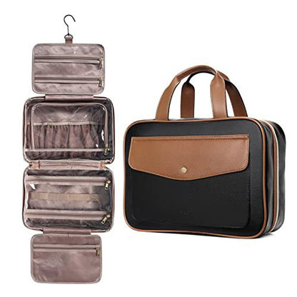 custom makeup bag available in black colors