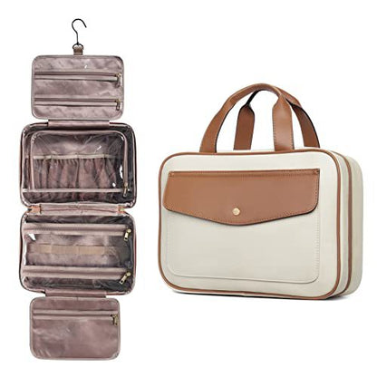 custom makeup bag available in creamy white colors