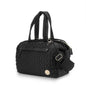 custom quilted diaper bag available in black 