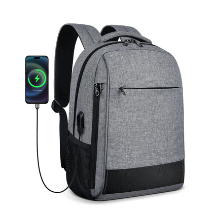 custom smart laptop backpack with usb charging port for business travel