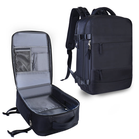 custom travel laptop backpack black with large capacity design