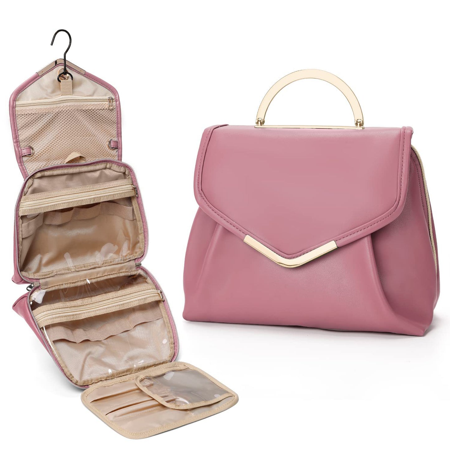 purplish red customized toiletry bag available in redcolors