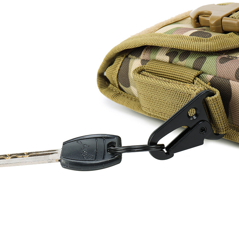 Customized Tactical Mobile Phone Bag Tactical Waist Pack Function Large Capacity Outdoor Army Camouflage Sports Card Document Package