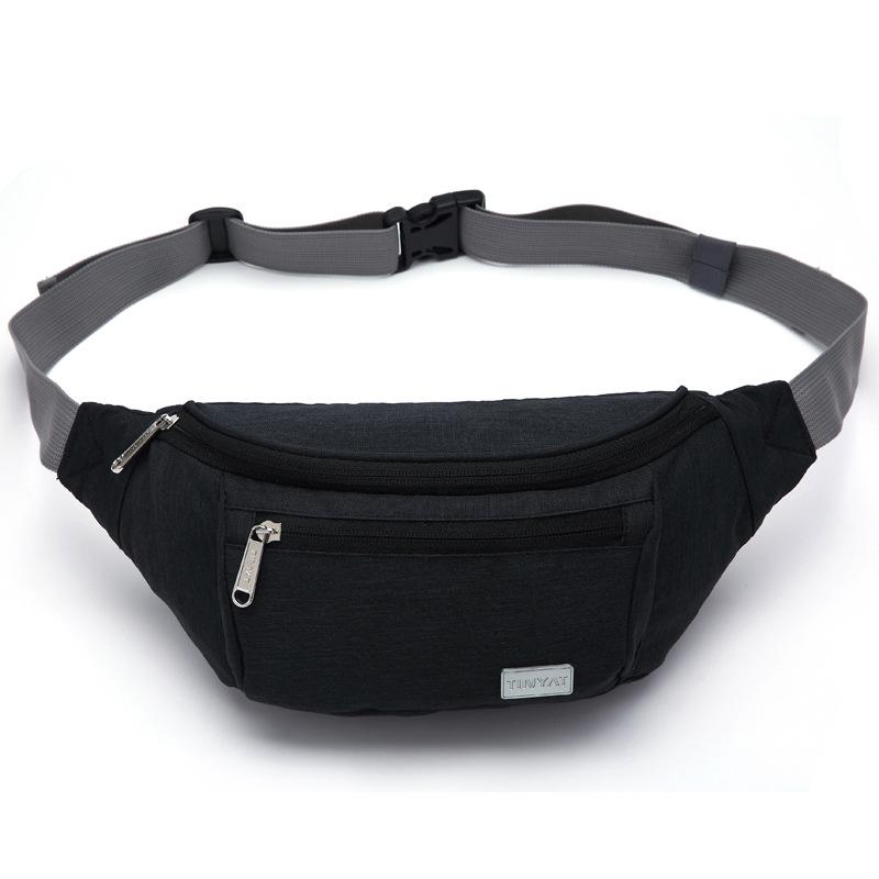 Wholesale Customizable Belt Bag Wholesale Mobile Phone Waist Bag Business Cash Bags Multi-Functional Running Leisure Chest Bag Factory Direct Sales