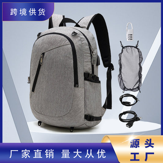 Gift Trend Business Computer Backpack Usb Charging Multifunctional Anti-Theft Backpack Outdoor Travel Customized Bag