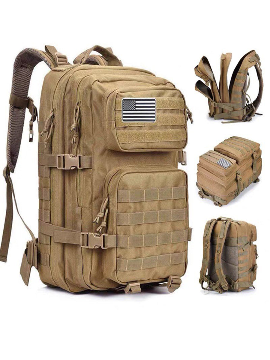 Custom Outdoor 3P Attack Tactical Backpack Multi-Functional Large Capacity Camouflage Outdoor Camping Waterproof Sport Climbing Backpack