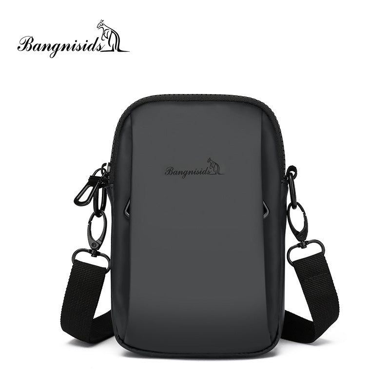 Customizable 2023 New Men's Messenger Bag Casual Pouch Summer Simplicity Vertical One Shoulder Crossbody Men's Bag