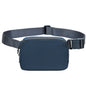navy blue nylon fashion waist bag,custom,front