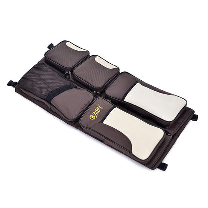 foldable diaper bag with portable baby bassinet