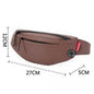 brown fanlosn nylon funny bag,unisex,dimensions