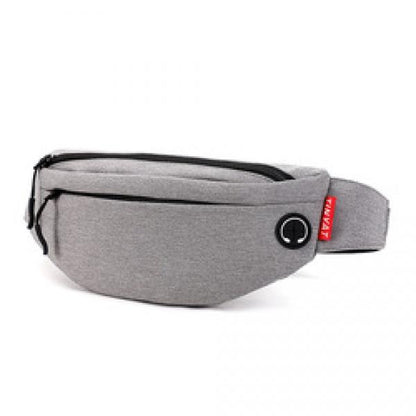 gray fanlosn nylon funny bag,unisex,front