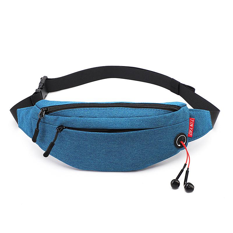 new green fanlosn nylon funny bag,unisex,front