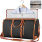 black pu leather large garment bag,custom,front 02