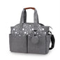gray #2 geometric diaper bag tote for moms and baby travel