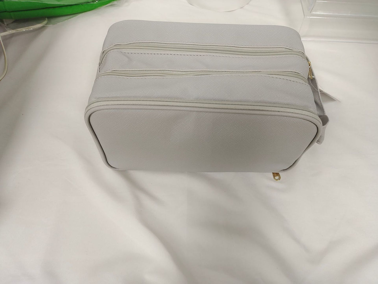 gray custom toiletry bag wholesale for travel brands