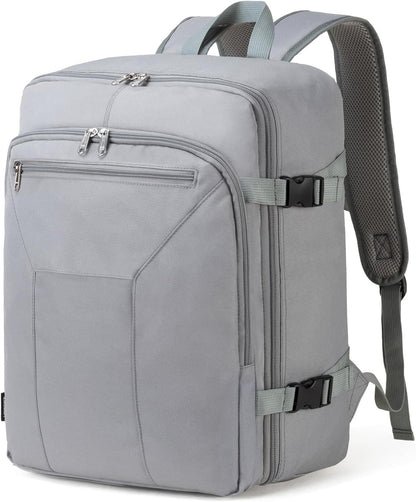 gray custom travel laptop backpack for business and commuting use