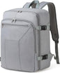 gray custom travel laptop backpack for business and commuting use