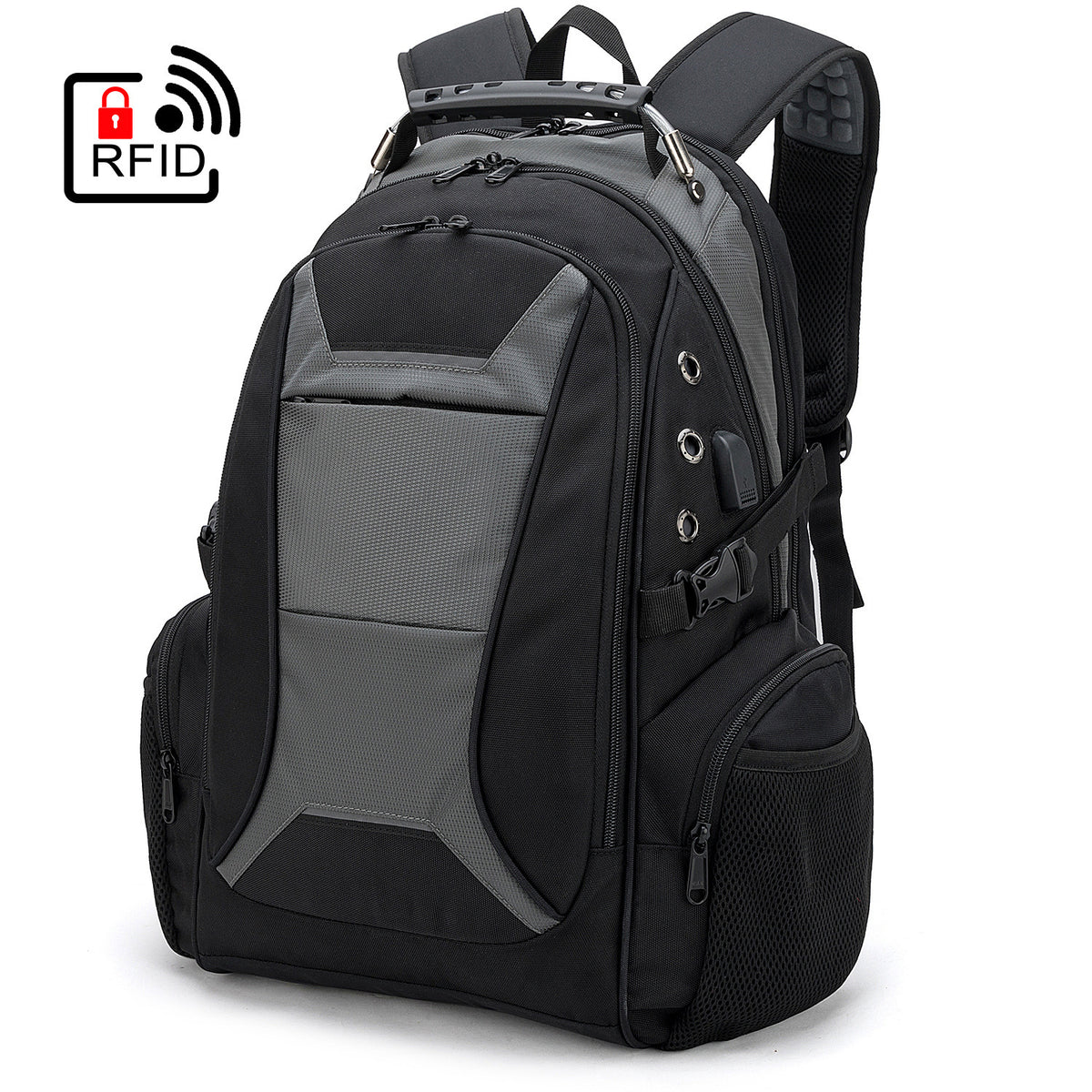 grey wholesale laptop backpack
