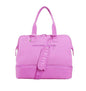 dark pink nylon dry wet separation women gym bag,custom,front
