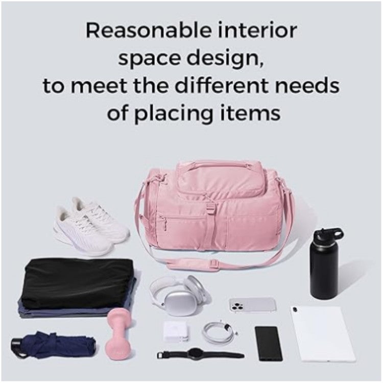 pink waterproof fanlosn women gym bag,custom,lifestyle 02