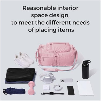 pink waterproof fanlosn women gym bag,custom,lifestyle 02