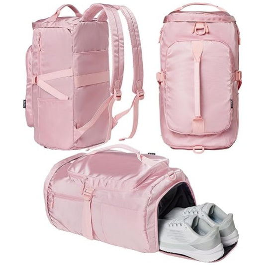 pink waterproof fanlosn women gym bag,custom,display