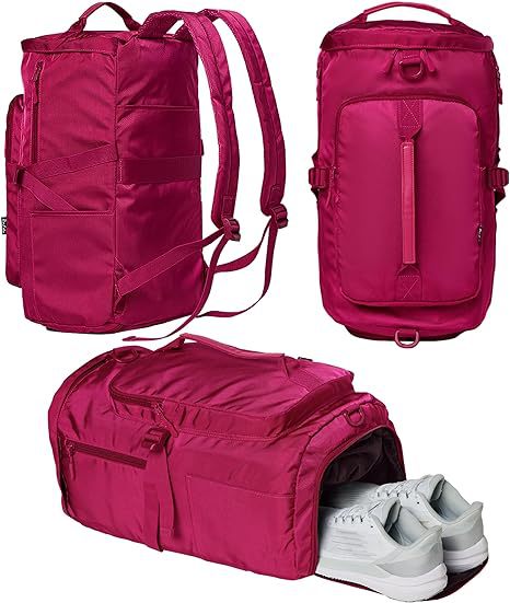 rose red waterproof fanlosn women gym bag,custom,display