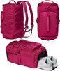 rose red waterproof fanlosn women gym bag,custom,display