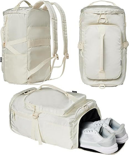 white waterproof fanlosn women gym bag,custom,display